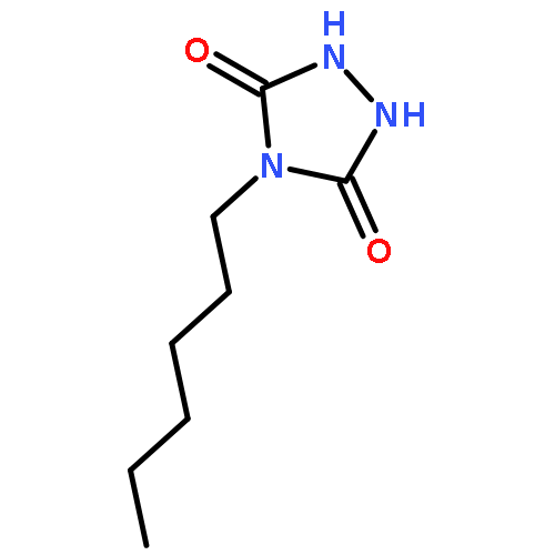 1,2,4-TRIAZOLIDINE-3,5-DIONE, 4-HEXYL-