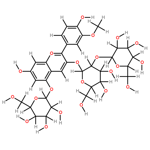 3-sophoroside-5-glucoside of peonidin