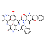 Cyclo(N-methyl-L-alanyl-L-tyrosyl-D-tryptophyl-L-lysyl-L-valyl-L-phenylalanyl)