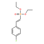 PHOSPHONIC ACID, [(1E)-2-(4-FLUOROPHENYL)ETHENYL]-, DIETHYL ESTER