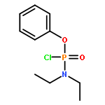 Phosphoramidochloridic acid, diethyl-, phenyl ester