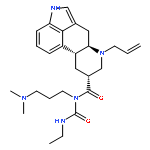 (6AR,9R,10AR)-N-[3-(DIMETHYLAMINO)PROPYL]-N-(ETHYLCARBAMOYL)-7-PROP-2-ENYL-6,6A,8,9,10,10A-HEXAHYDRO-4H-INDOLO[4,3-FG]QUINOLINE-9-CARBOXAMIDE