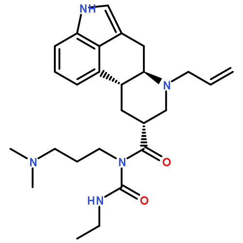 (6AR,9R,10AR)-N-[3-(DIMETHYLAMINO)PROPYL]-N-(ETHYLCARBAMOYL)-7-PROP-2-ENYL-6,6A,8,9,10,10A-HEXAHYDRO-4H-INDOLO[4,3-FG]QUINOLINE-9-CARBOXAMIDE