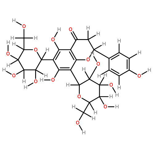 6,8-Diglucopyranosyl-4',5,7-trihydroxyflavanone -(2S)