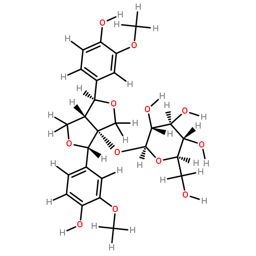 (+)-1-hydroxy-2-epipinoresinol-1-beta-D-glucoside