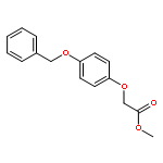 Acetic acid, [4-(phenylmethoxy)phenoxy]-, methyl ester