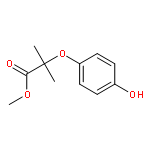 Propanoic acid, 2-(4-hydroxyphenoxy)-2-methyl-, methyl ester