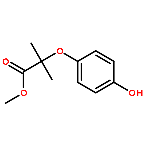 Propanoic acid, 2-(4-hydroxyphenoxy)-2-methyl-, methyl ester