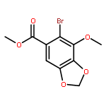 Methyl 6-bromo-7-methoxy-1,3-benzodioxole-5-carboxylate