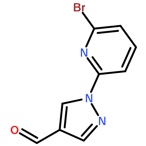 1H-PYRAZOLE-4-CARBOXALDEHYDE, 1-(6-BROMO-2-PYRIDINYL)-