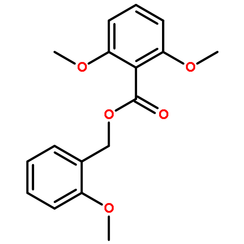 BENZOIC ACID, 2,6-DIMETHOXY-, (2-METHOXYPHENYL)METHYL ESTER