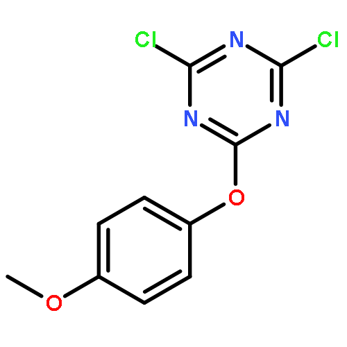 1,3,5-Triazine, 2,4-dichloro-6-(4-methoxyphenoxy)-