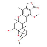 (3S,5aR,6R,7aS,14aR,14bR)-6-hydroxy-3,13-dimethoxy-5,5,7a,9,14b-pentamethyl-2,3,7,7a,10,14,14a,14b-octahydro-6H-3,5a-epoxyfuro[3,4-i]oxepino[4,3-a]xanthen-12(1H,5H)-one