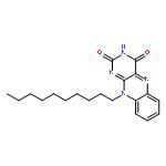 BENZO[G]PTERIDINE-2,4(3H,10H)-DIONE, 10-DECYL-