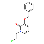 2(1H)-Pyridinone, 1-(2-chloroethyl)-3-(phenylmethoxy)-