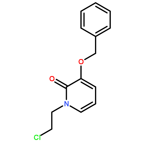 2(1H)-Pyridinone, 1-(2-chloroethyl)-3-(phenylmethoxy)-