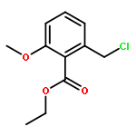 BENZOIC ACID, 2-(CHLOROMETHYL)-6-METHOXY-, ETHYL ESTER