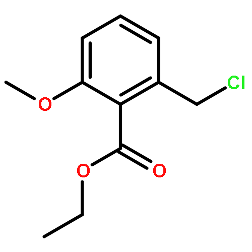 BENZOIC ACID, 2-(CHLOROMETHYL)-6-METHOXY-, ETHYL ESTER