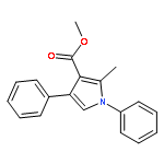 1H-Pyrrole-3-carboxylic acid, 2-methyl-1,4-diphenyl-, methyl ester