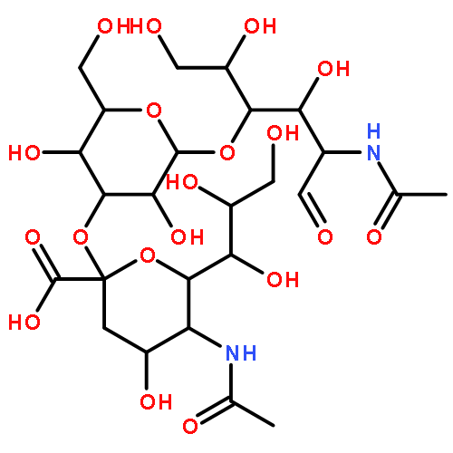 D-Glucose, O-(N-acetyl-a-neuraminosyl)-(2®3)-O-b-D-galactopyranosyl-(1®4)-2-(acetylamino)-2-deoxy-