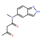 BUTANAMIDE, N-1H-INDAZOL-5-YL-N-METHYL-3-OXO-