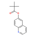 PROPANOIC ACID, 2,2-DIMETHYL-, 6-QUINOLINYL ESTER