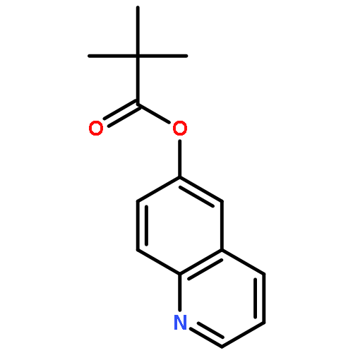 PROPANOIC ACID, 2,2-DIMETHYL-, 6-QUINOLINYL ESTER