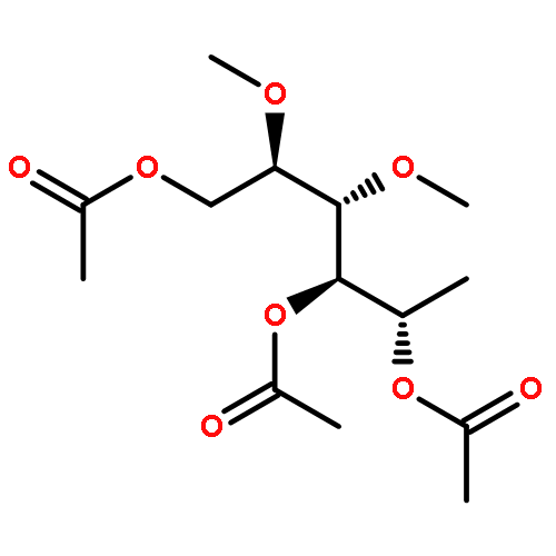 D-Galactitol, 1-deoxy-4,5-di-O-methyl-, triacetate