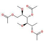 GALACTITOL, 1-DEOXY-3,5-DI-O-METHYL-, TRIACETATE