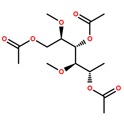 GALACTITOL, 1-DEOXY-3,5-DI-O-METHYL-, TRIACETATE