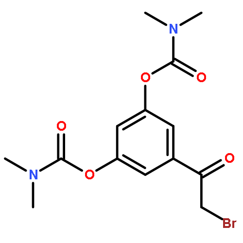 5-(BROMOACETYL)-1,3-PHENYLENE BIS(DIMETHYLCARBAMATE)