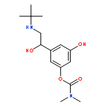 3-[2-(tert-butylamino)-1-hydroxyethyl]-5-hydroxyphenyl dimethylcarbamate