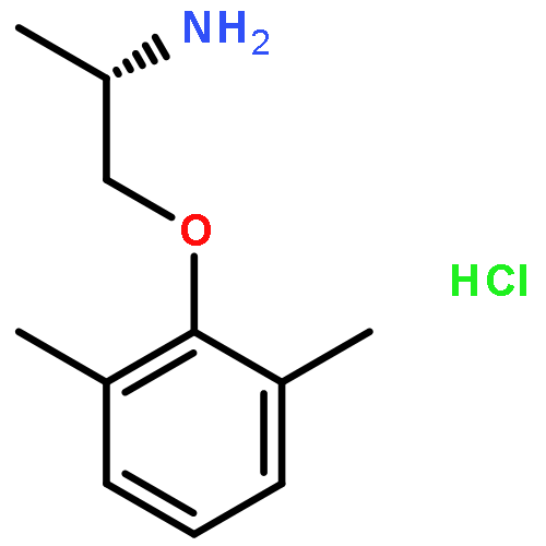 2-Propanamine,1-(2,6-dimethylphenoxy)-, hydrochloride (1:1), (2S)-