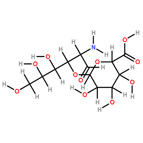 O1-(2-amino-2-deoxy-D-galactose-3-yl)-alpha-L-idopyranuronic acid