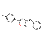 2(3H)-Furanone, 5-(4-methylphenyl)-3-(phenylmethylene)-