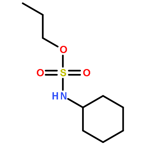 Sulfamic acid, cyclohexyl-, propyl ester