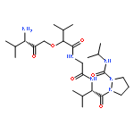 2-[(2S)-2-[[2-[[2-[(3S)-3-AMINO-4-METHYL-2-OXO-PENTOXY]-3-METHYL-BUTANOYL]AMINO]ACETYL]AMINO]-3-METHYL-BUTANOYL]-N-PROPAN-2-YL-3,4-DIHYDROPYRAZOLE-1-CARBOXAMIDE