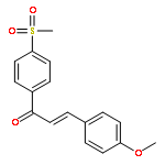 2-Propen-1-one, 3-(4-methoxyphenyl)-1-[4-(methylsulfonyl)phenyl]-