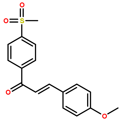 2-Propen-1-one, 3-(4-methoxyphenyl)-1-[4-(methylsulfonyl)phenyl]-