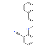 Benzonitrile, 2-[[(2E)-3-phenyl-2-propenyl]amino]-