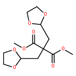 Propanedioic acid, bis(1,3-dioxolan-2-ylmethyl)-, dimethyl ester