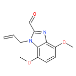 1H-Benzimidazole-2-carboxaldehyde, 4,7-dimethoxy-1-(2-propenyl)-