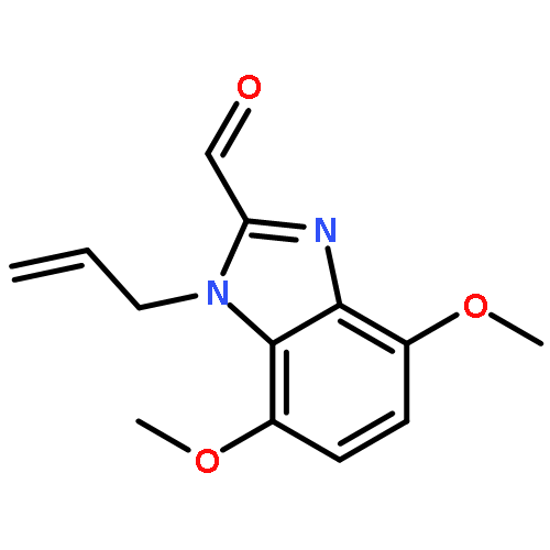 1H-Benzimidazole-2-carboxaldehyde, 4,7-dimethoxy-1-(2-propenyl)-