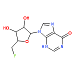 9-[5-(fluoromethyl)-3,4-dihydroxyoxolan-2-yl]-3h-purin-6-one