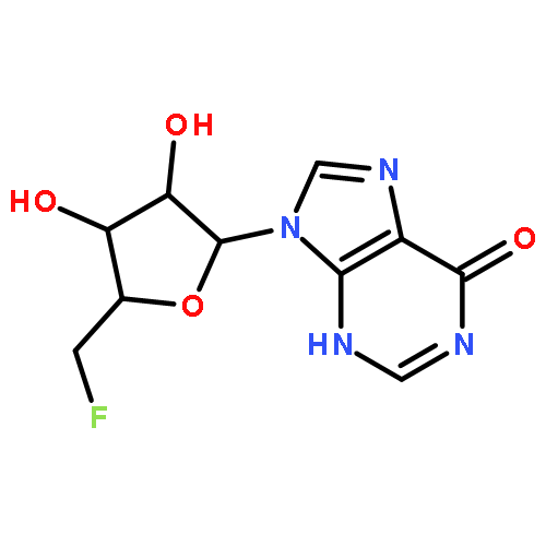 9-[5-(fluoromethyl)-3,4-dihydroxyoxolan-2-yl]-3h-purin-6-one