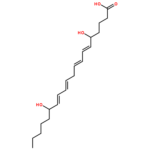 6,8,11,13-Eicosatetraenoic acid, 5,15-dihydroxy-