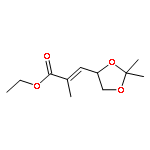 (2E)-3-[(4S)-2,2-DiMethyl-1,3-dioxolan-4-yl]-2-Methyl-2-propenoic acid ethyl ester