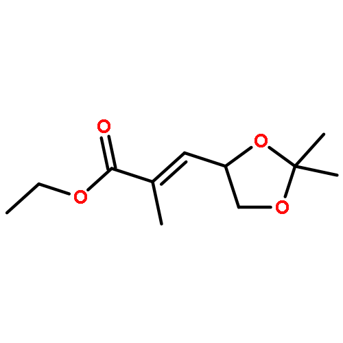 (2E)-3-[(4S)-2,2-DiMethyl-1,3-dioxolan-4-yl]-2-Methyl-2-propenoic acid ethyl ester