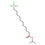 Undecanoic acid, 11-(trichlorosilyl)-, 1-methylethyl ester