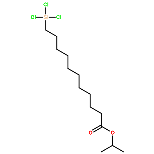 Undecanoic acid, 11-(trichlorosilyl)-, 1-methylethyl ester